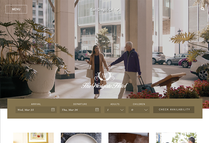 Hotel Homepage Redesign