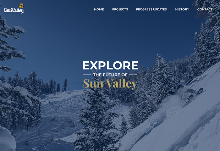 Sun Valley Microsite