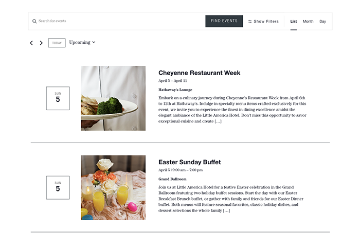 Events Communication + Display